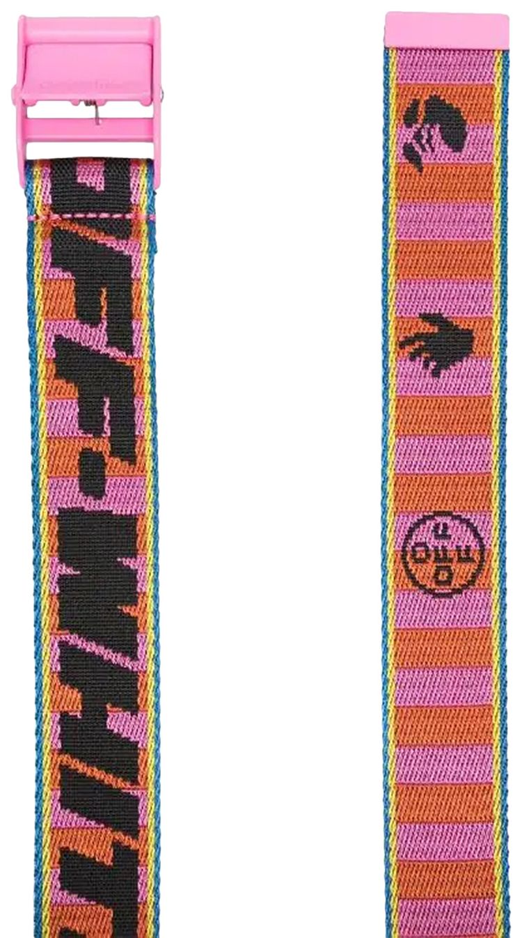 Off White New Industrial Belt RedFuchsia