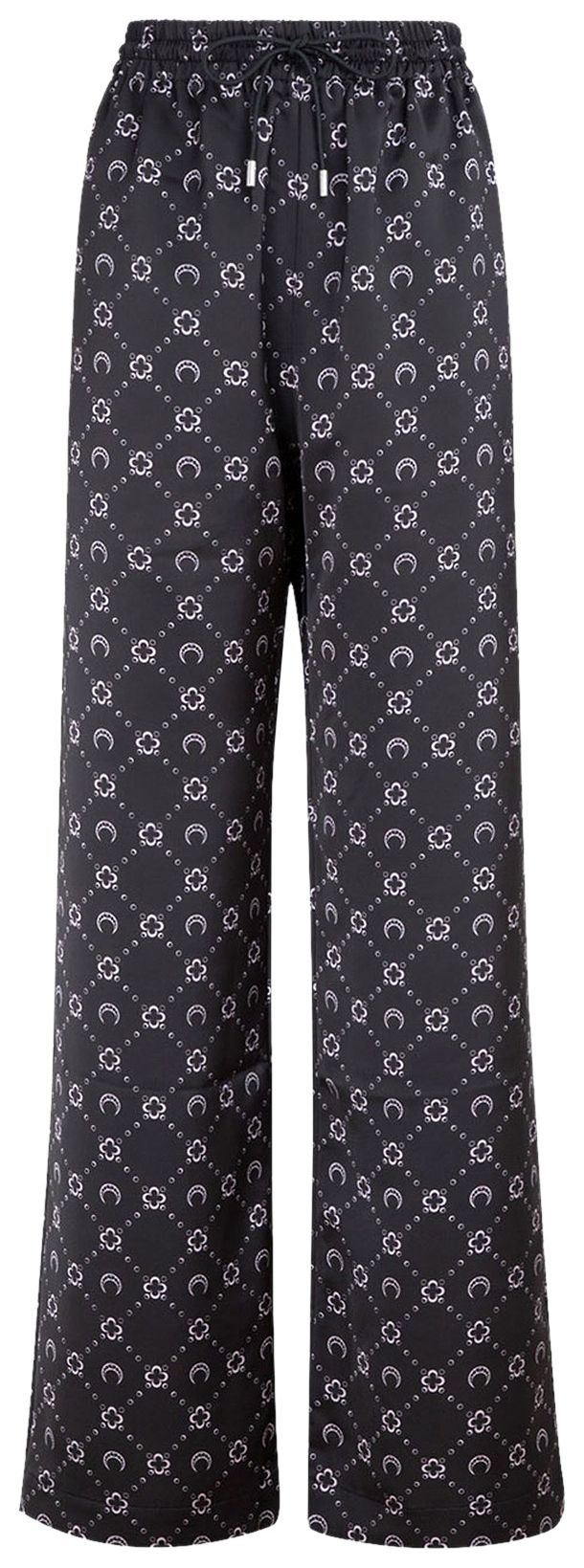 Marine Serre Moonogram Printed Lounge Pants BlackLilac