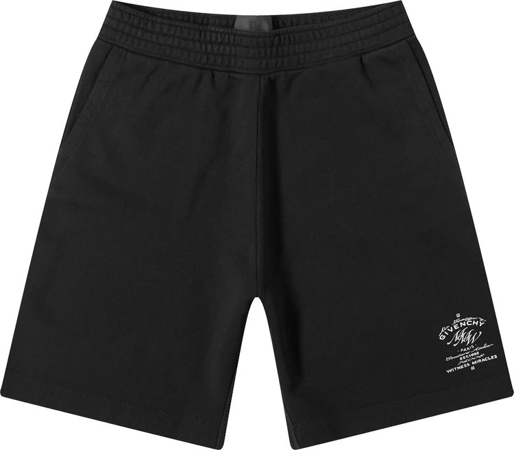Givenchy MMW Crest Logo Sweat Short 'Black'