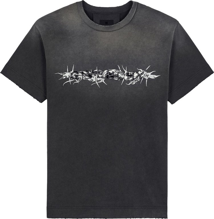 Givenchy Barbed Wire Vintage Oversized T-Shirt 'Black'