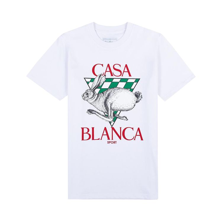 Casablanca Casa Sport T Shirt WhiteRed