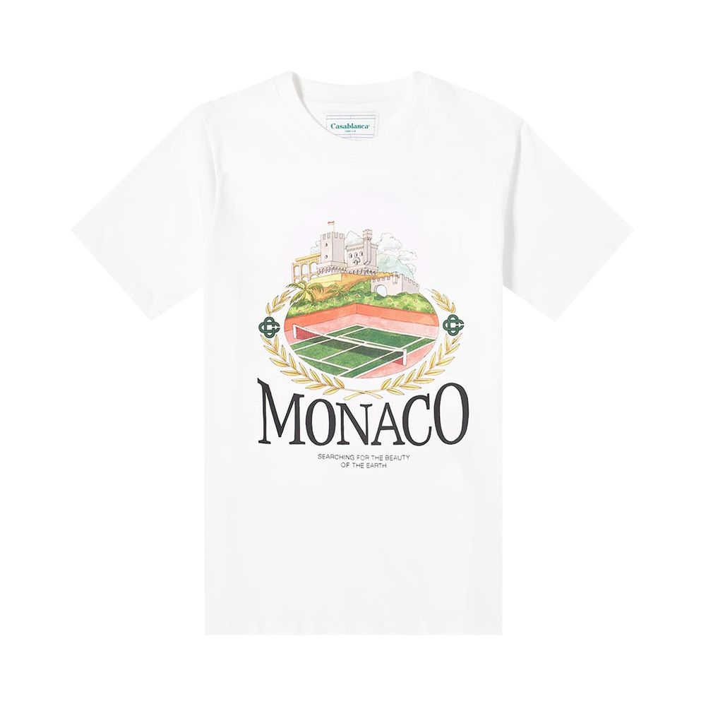 Casablanca Monaco T Shirt White GOAT