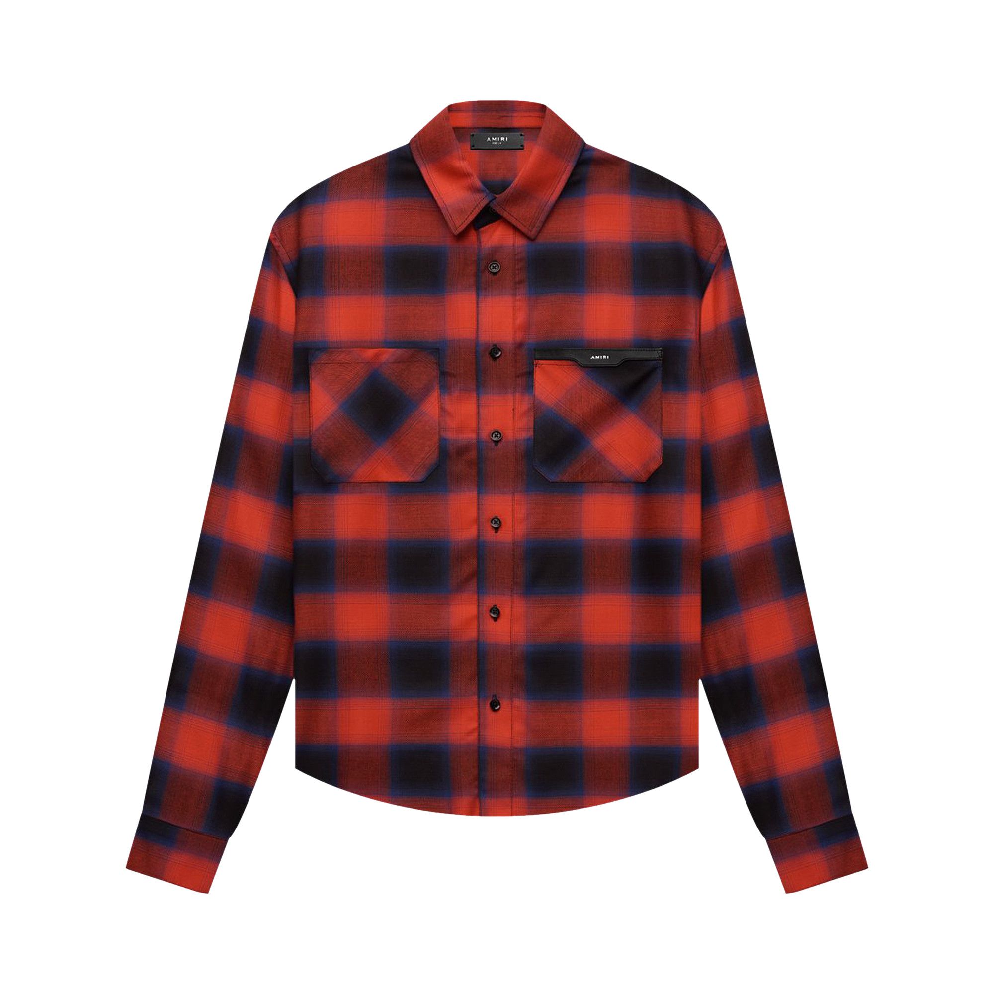 Buy Amiri Applique Flannel 'Red' - MSL024 610 RED | GOAT