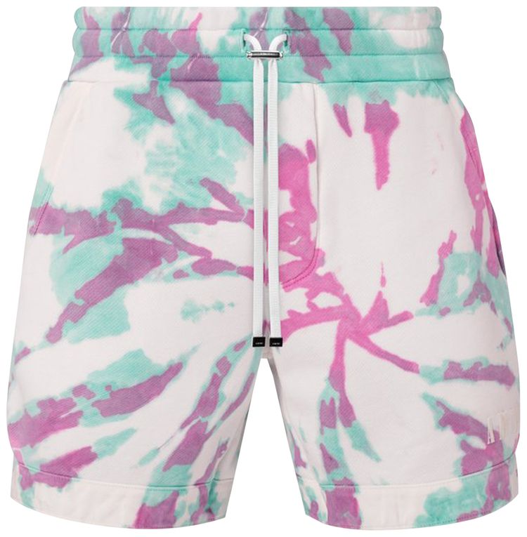 Amiri Core Tie Dye Sweat Shorts PeaIceBlanc