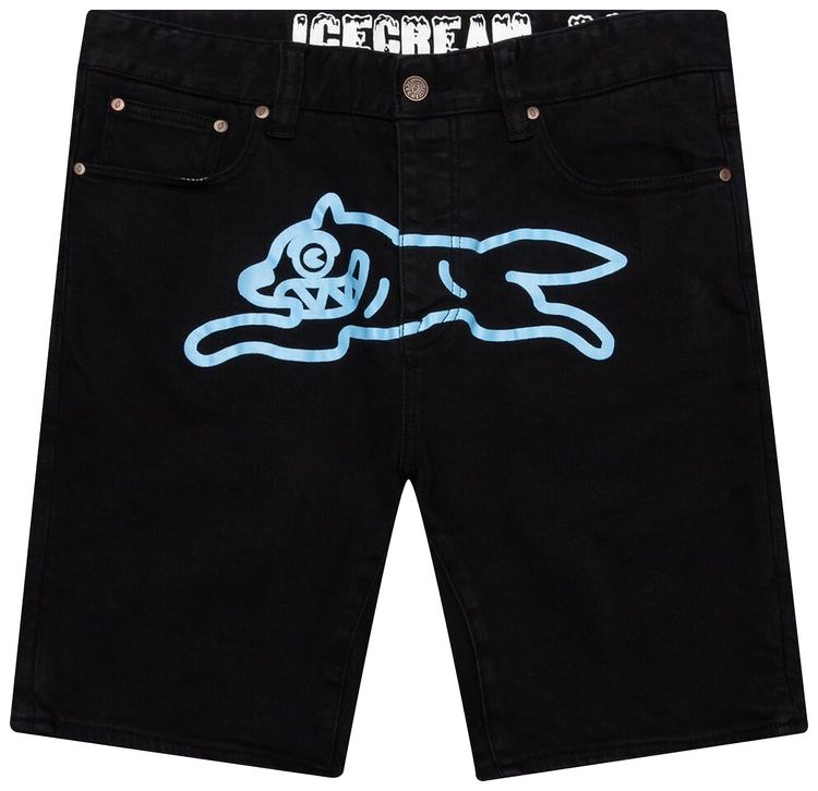 Icecream Blue Jean Short Black