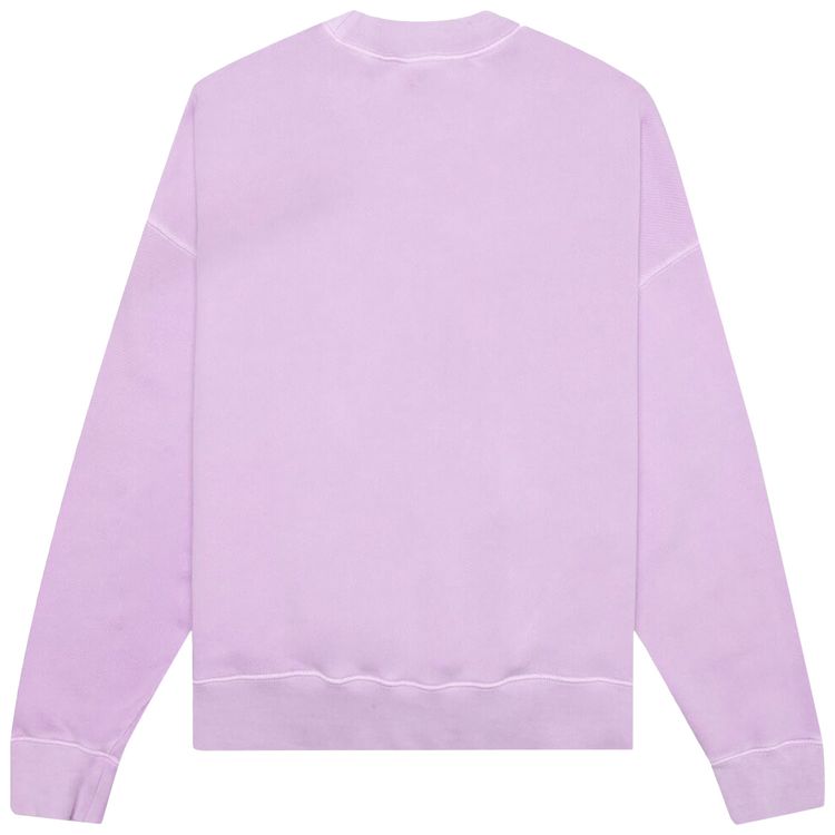 Palm Angels GD Curved Logo Crewneck LilacBlack