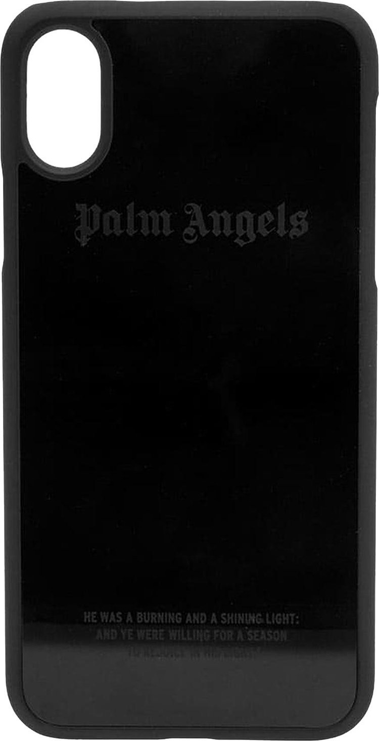 Palm Angels Metallic iPhone X Cover 'Black'
