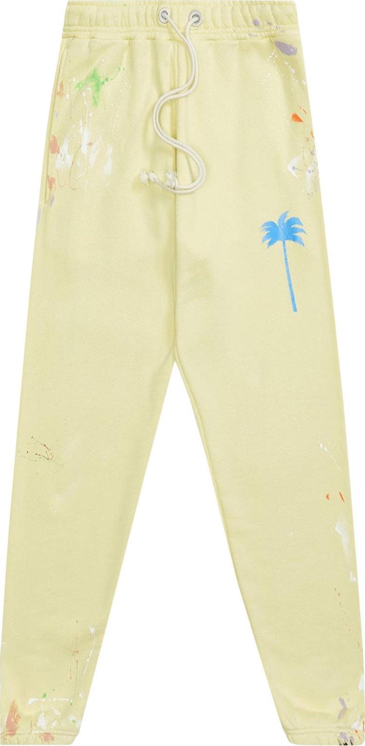 Palm Angels PxP Sweatpants 'Baby Yellow/Blue Fluo'