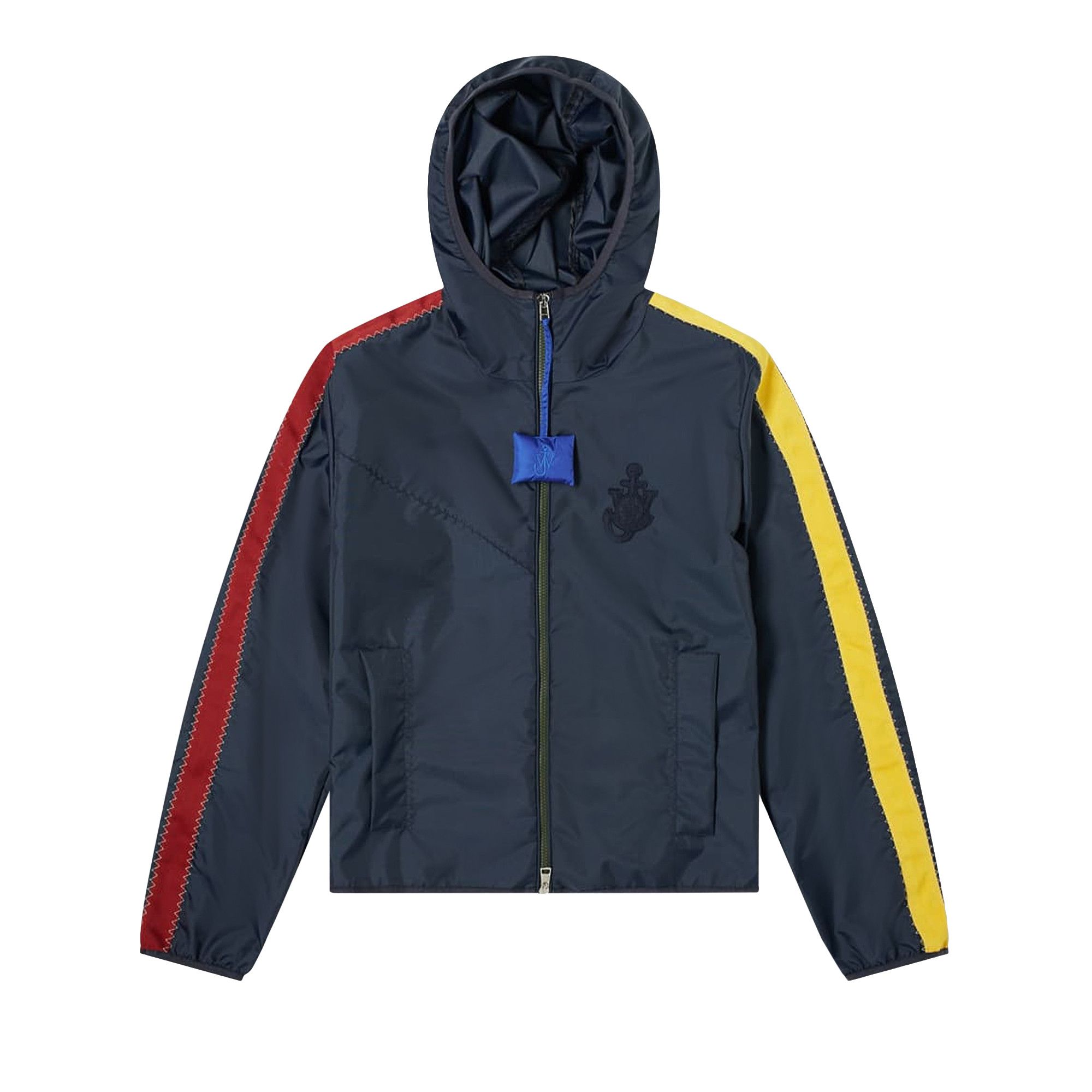 Buy Moncler Genius x JW Anderson Arm Stripe Shell Jacket Navy