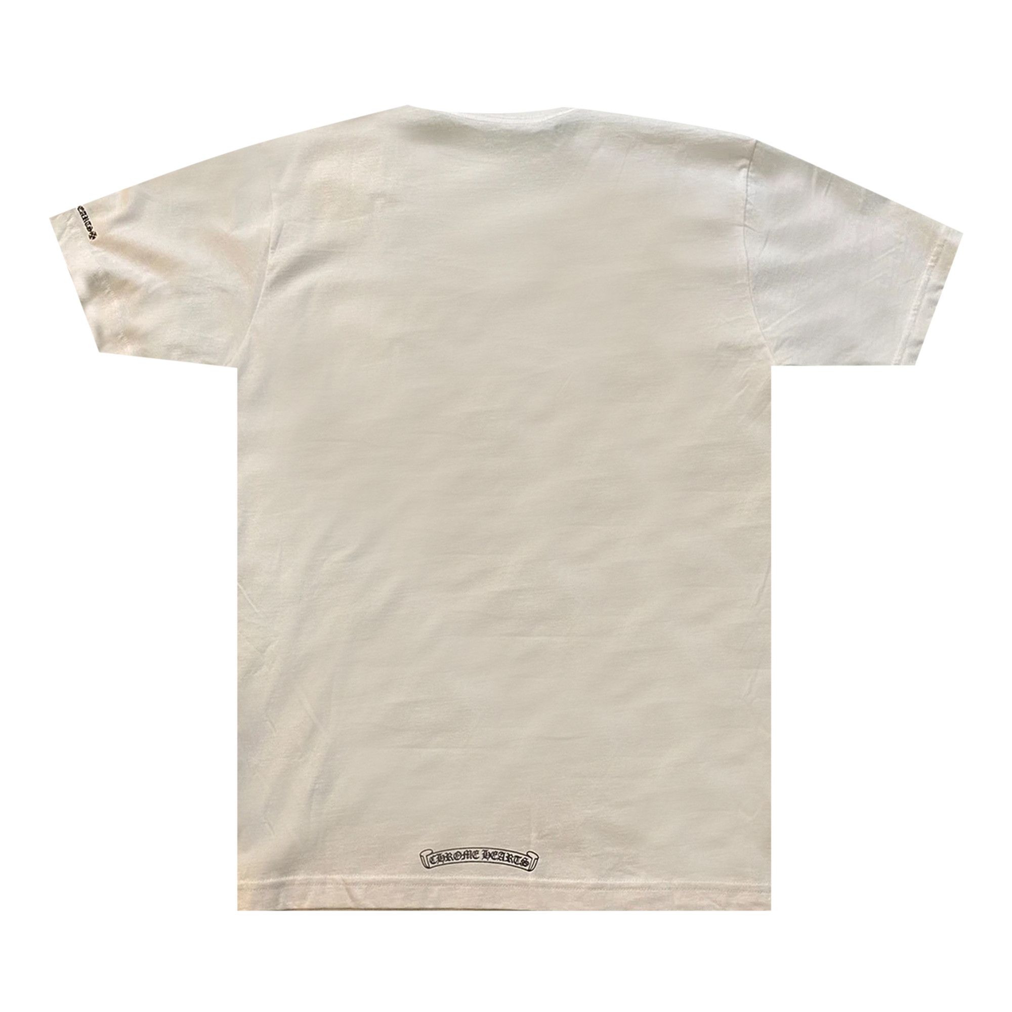 Buy Chrome Hearts Neck Logo Tee 'White' - 1383 100000103NLT Buy Chrome Hearts Neck Logo Tee 'White' - 1383 100000103NLT