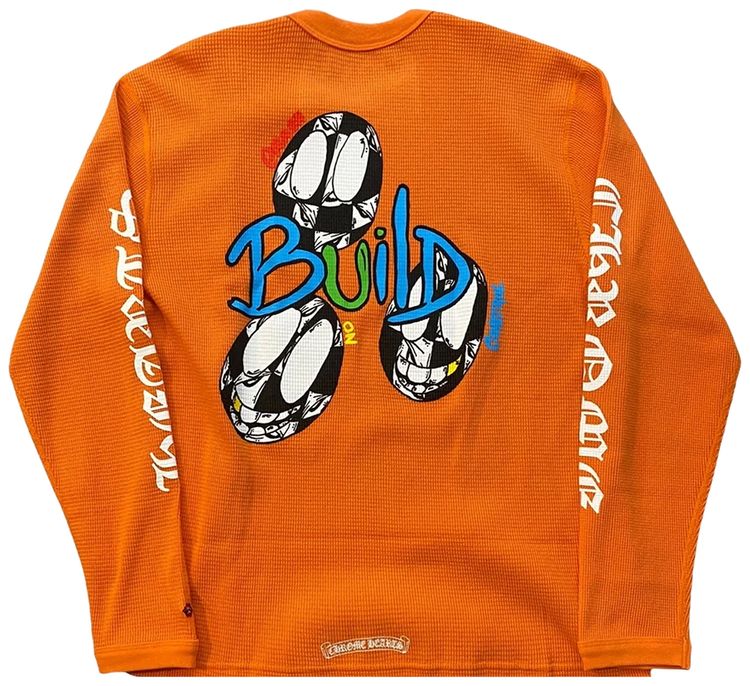 Chrome Hearts x Matty Boy Link Long Sleeve Thermal Orange
