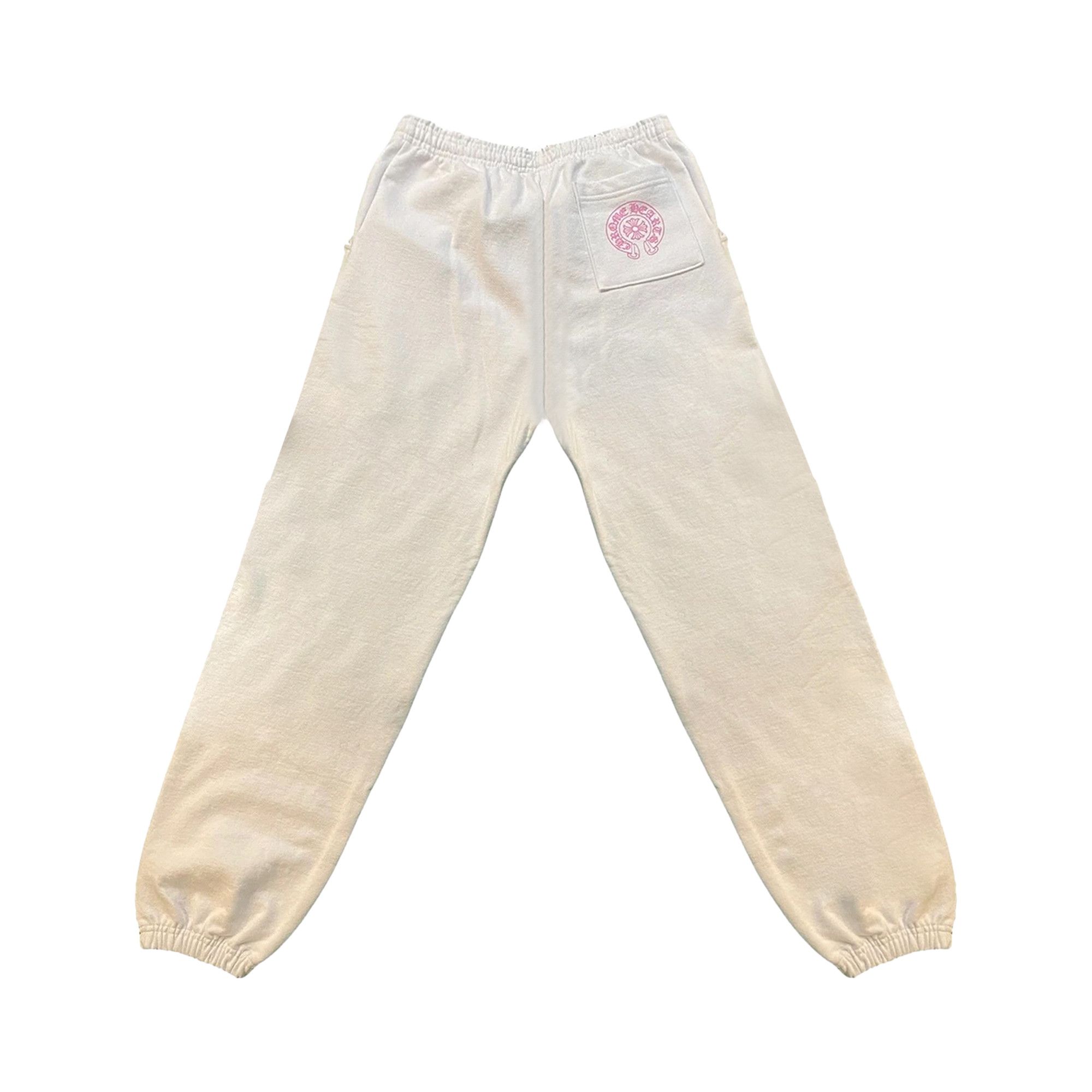 希少品◆送料込◆CHROME HEARTS◆DEADLY DOLL SWEATPANTS WHITE Buy Chrome Hearts x Deadly Doll Sweatpants 'White/Pink