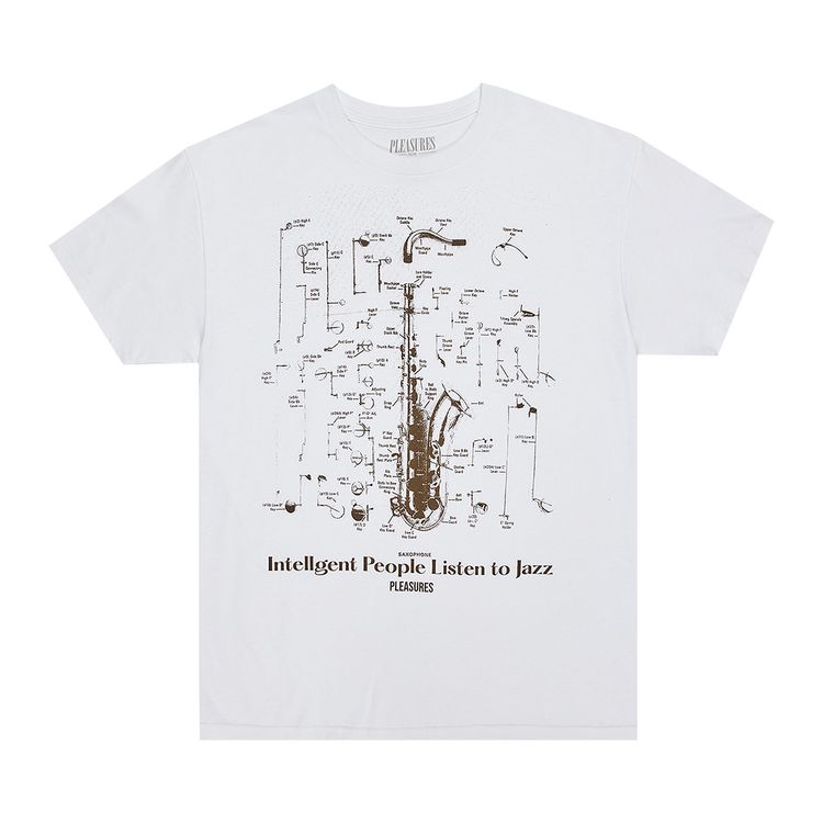 Pleasures Saxophone T Shirt White