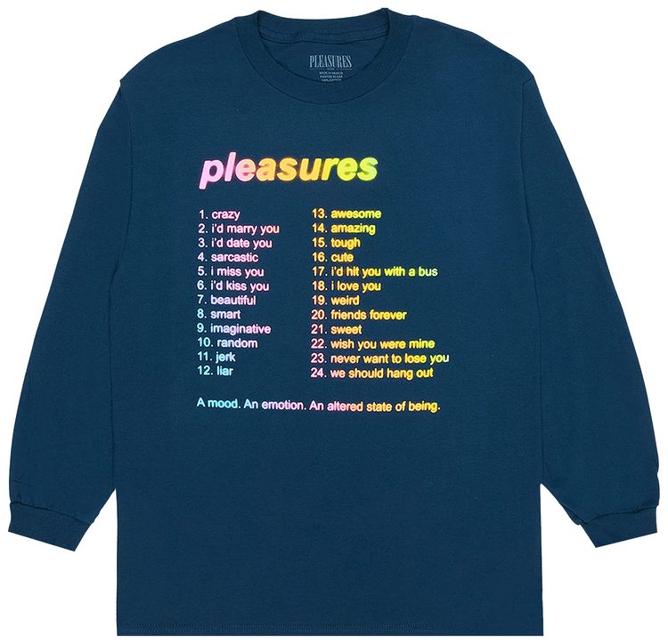 Pleasures Mood Long Sleeve Harbor Blue