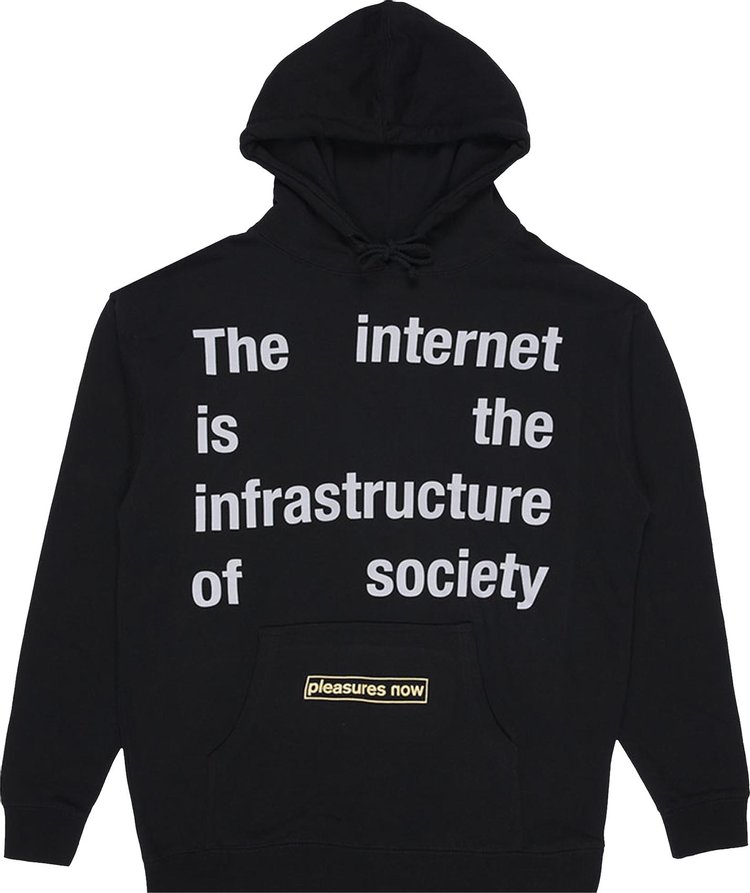 Pleasures Internet Hoodie Black