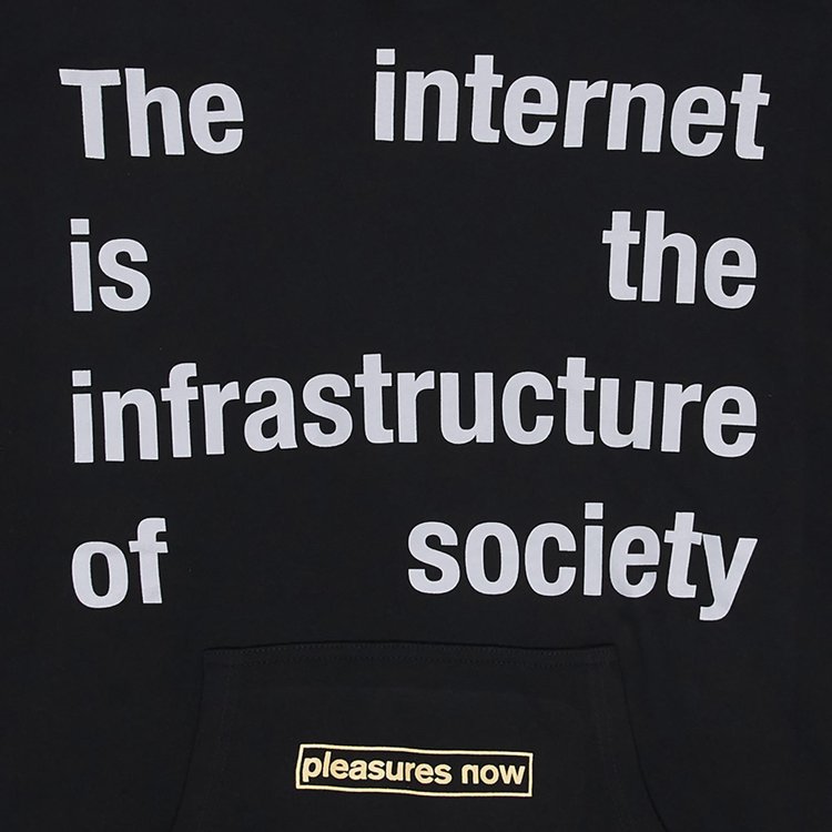 Pleasures Internet Hoodie Black