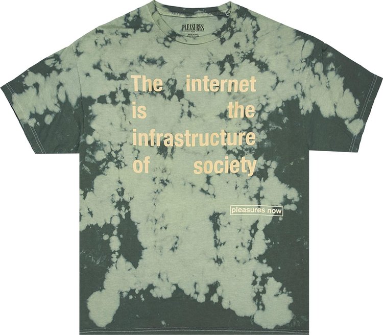 Pleasures Internet Dyed Shirt 'Green'