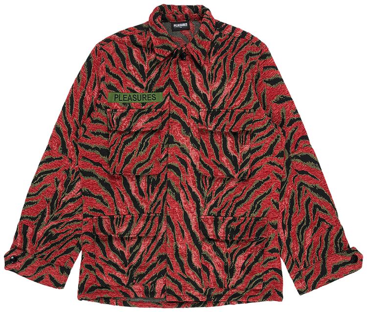 Pleasures Jungle Jacket Red