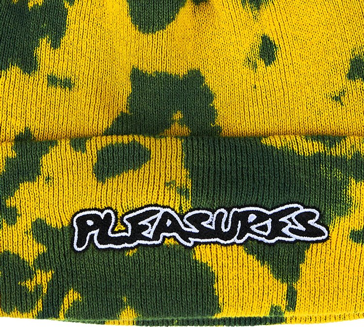 Pleasures Backbone Dyed Beanie Yellow