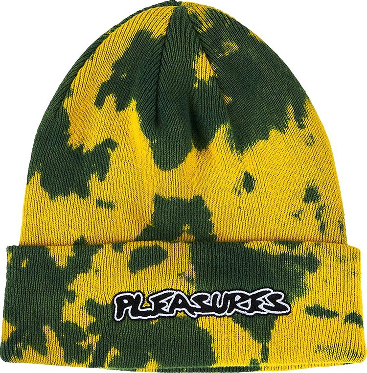 Pleasures Backbone Dyed Beanie 'Yellow'