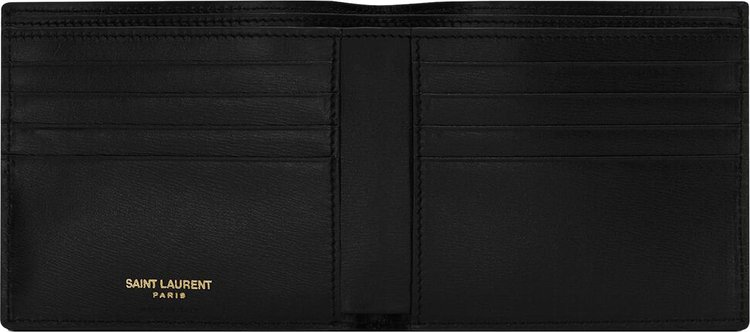 Saint Laurent Logo Wallet Black