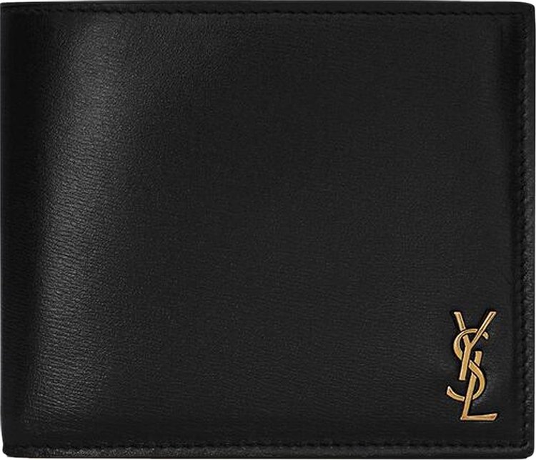 Saint Laurent Logo Wallet Black