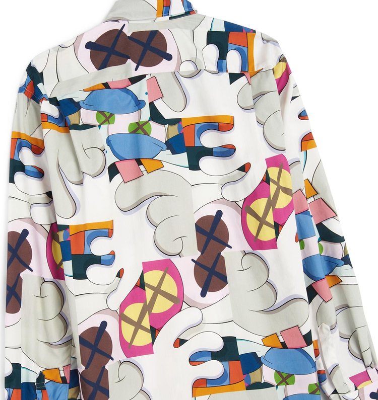 Comme des Garcons SHIRT x KAWS Classic Printed Shirt Print I MulticolorGrey