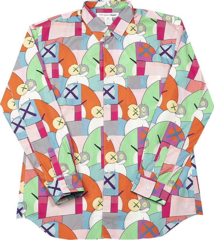 Comme des Garçons SHIRT x KAWS Classic Printed Shirt Print H 'Multicolor'