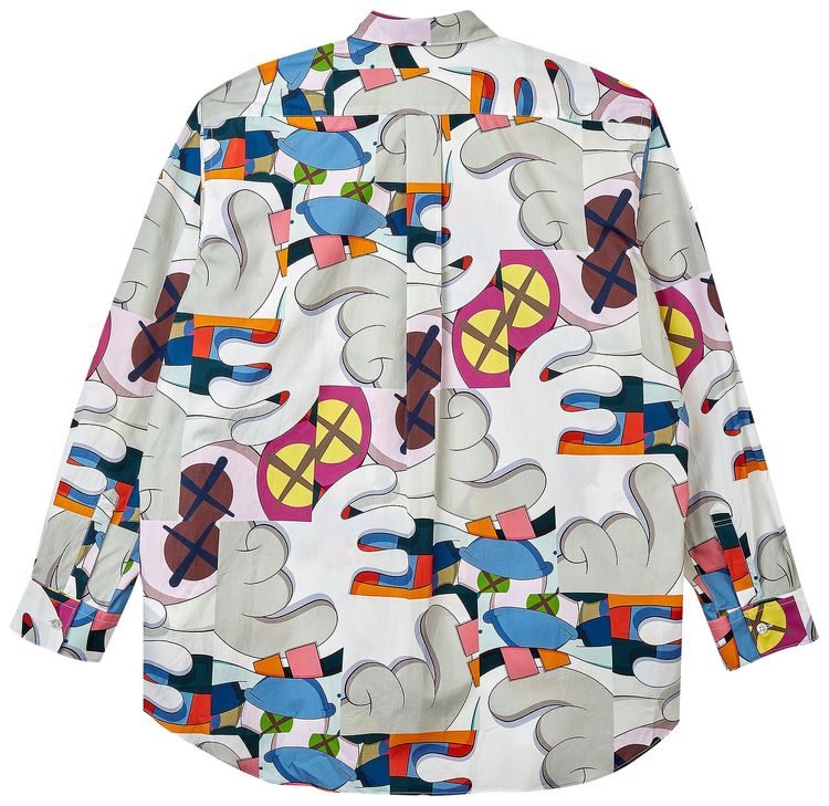 Comme des Garcons SHIRT x KAWS Classic Reserved Printed Shirt Print I MulticolorGrey
