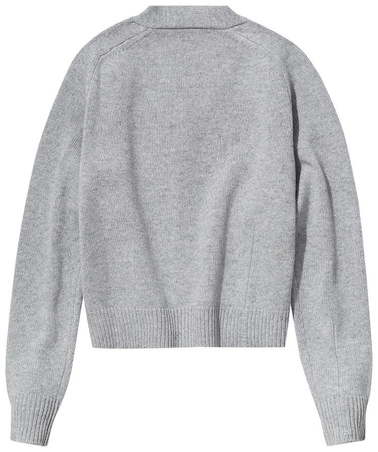 Maison Margiela Knitted Cardigan Light Grey