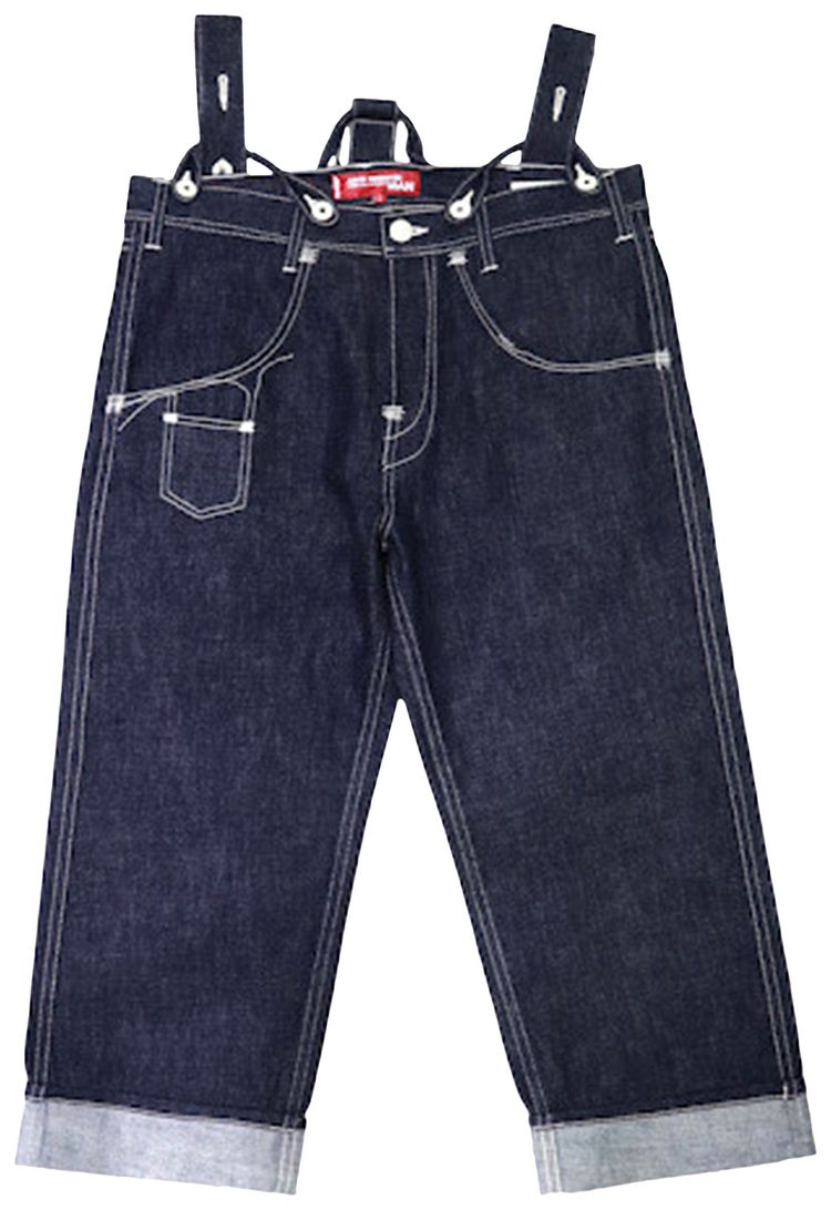 Junya Watanabe Denim Pants With Suspender Indigo