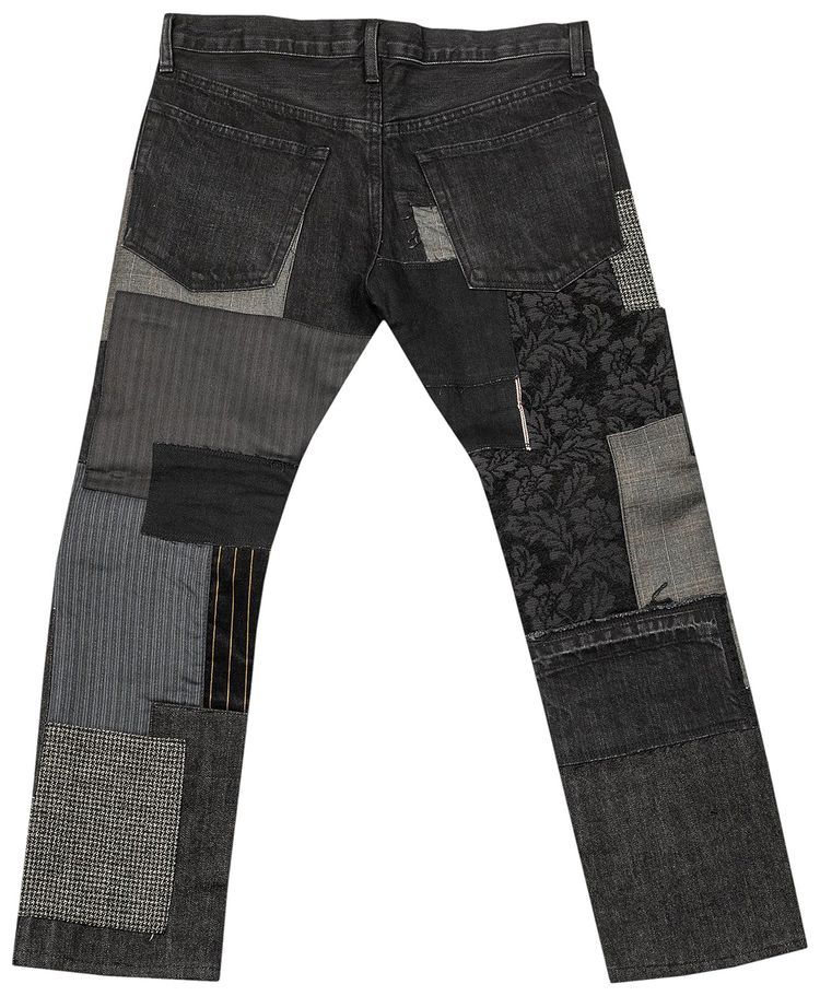 Junya Watanabe Patchwork Denim Trouser Black