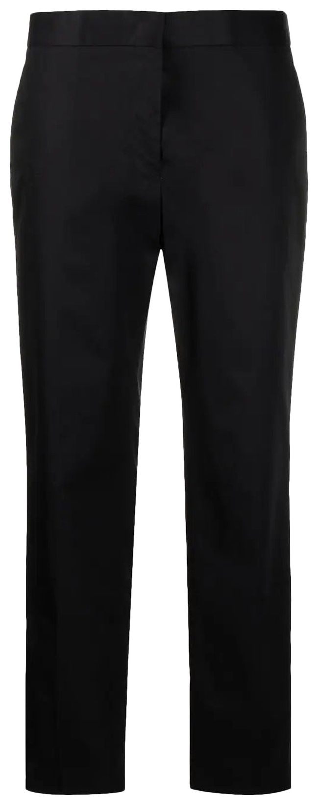 Jil Sander Washed Tech Hand Cotton Gabardine Trouser Dark Blue