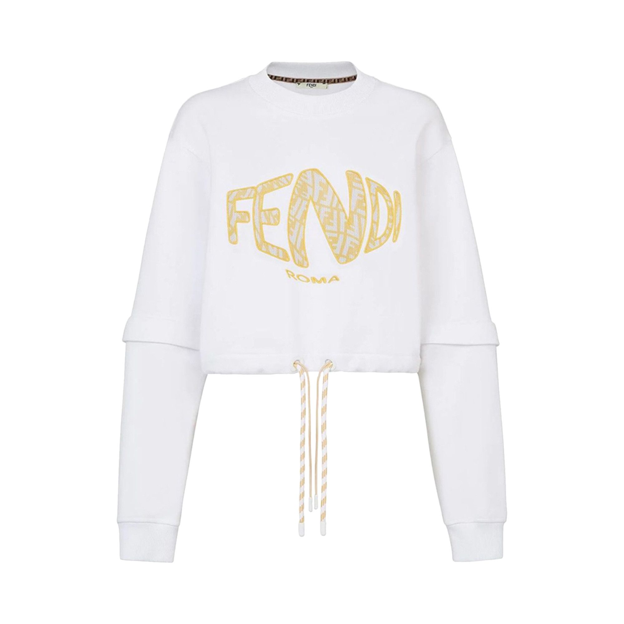 Fendi white sweatshirt hot sale