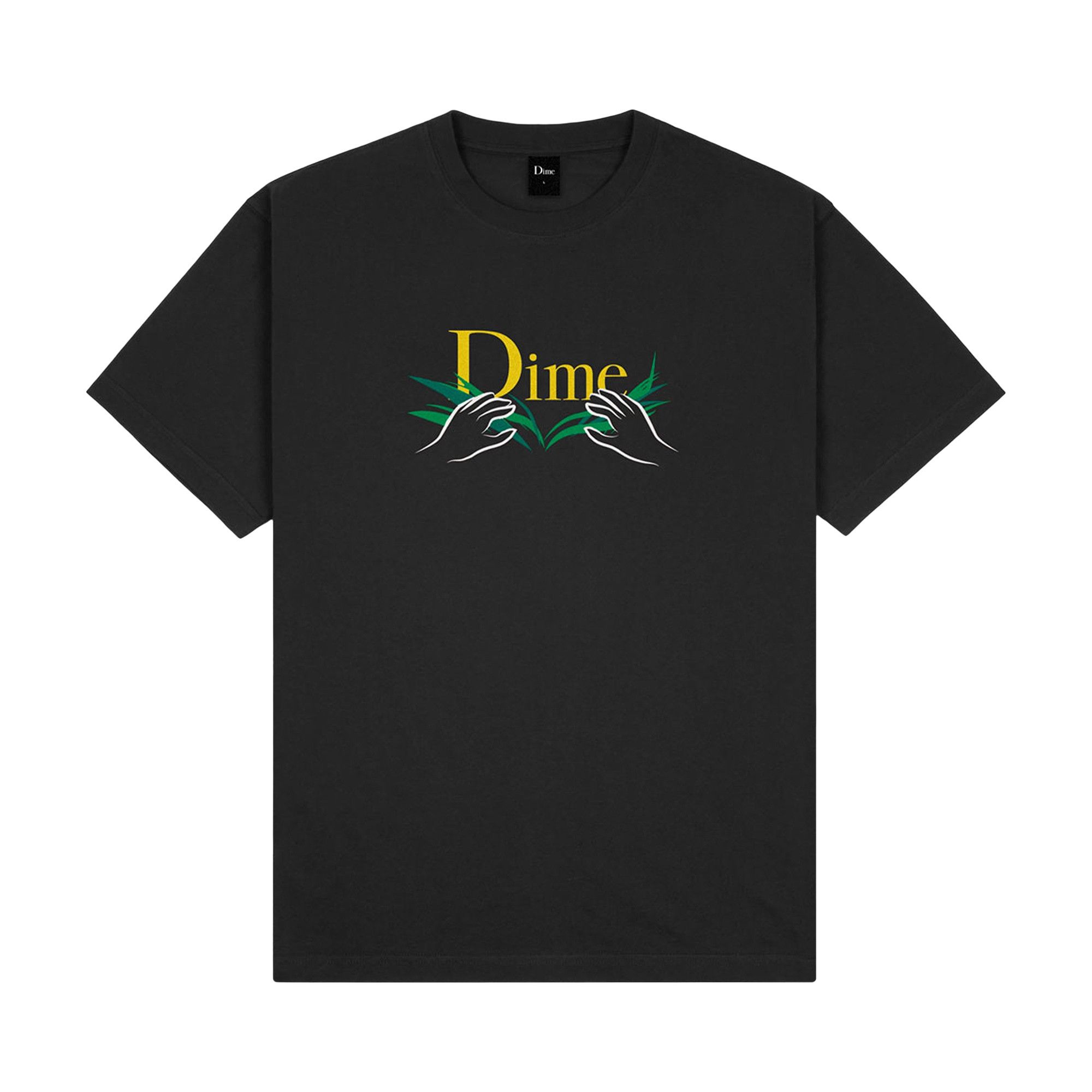 Buy Dime Classic Grass T-Shirt 'Black' - DIMES7025BLK | GOAT
