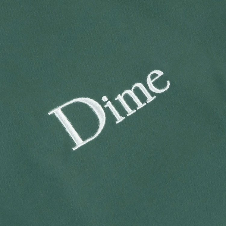 Dime Allover Coach Jacket Dark Green