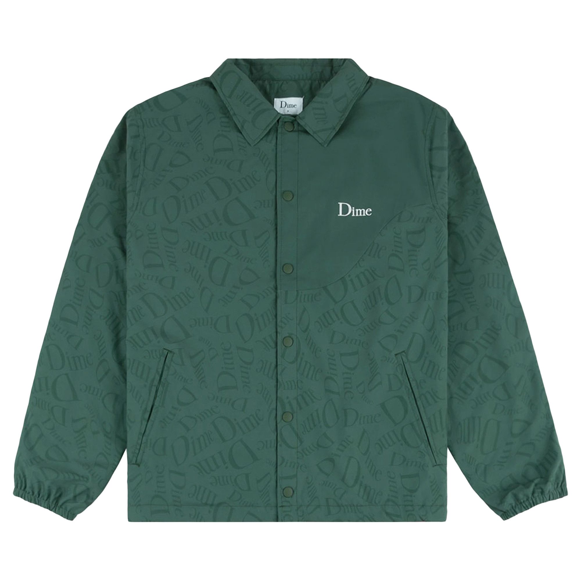 Dark green coach jacket top