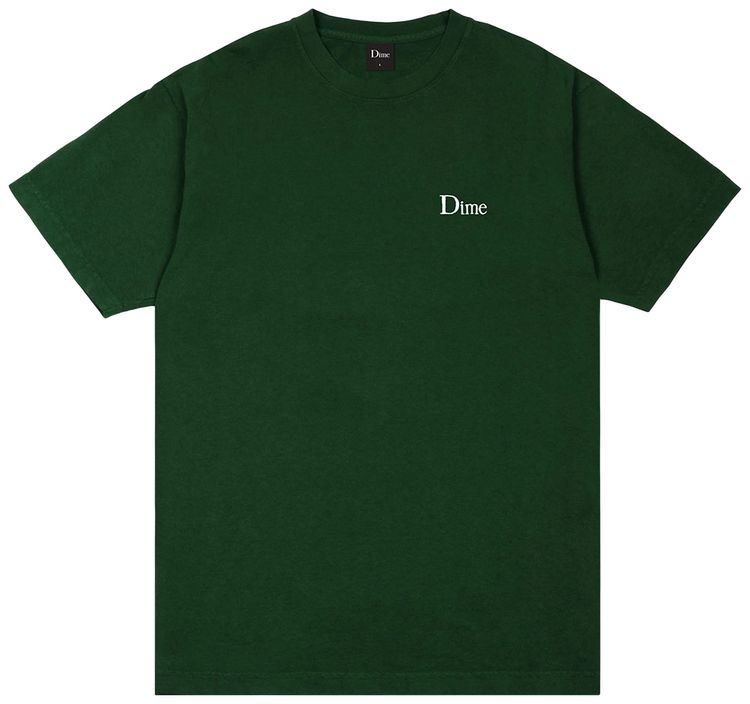 Dime Classic Small Logo T Shirt Forest