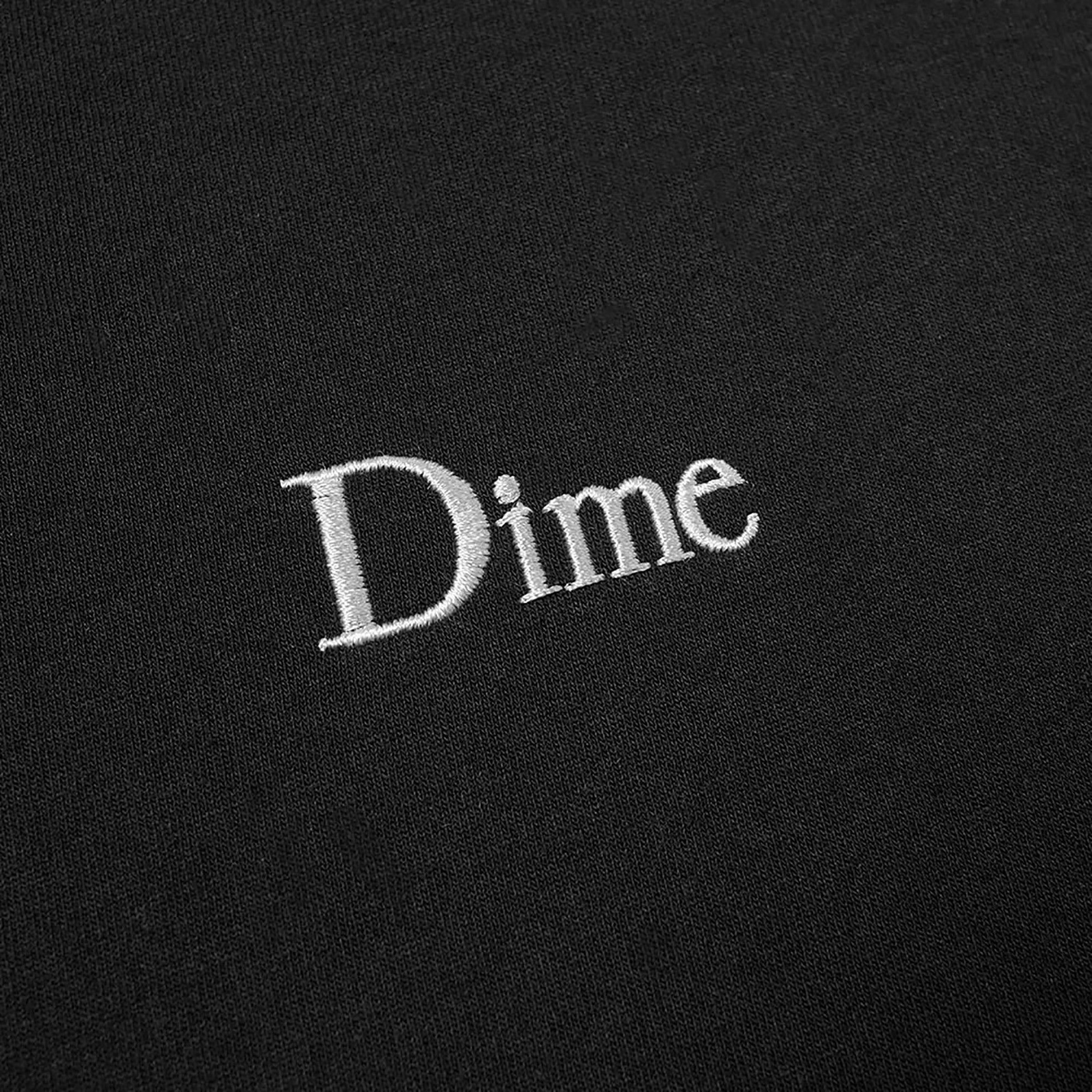 【DIME】 CLASSIC SMALL LOGO T-SHIRT/ VINTAGE BLACK Dime Classic Small Logo T-Shirt (Black)