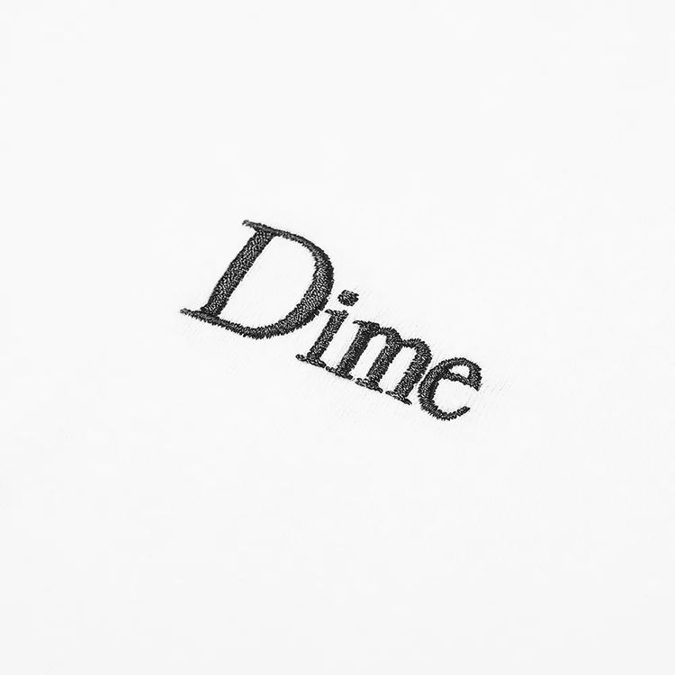 Dime Classic Small Logo T Shirt White