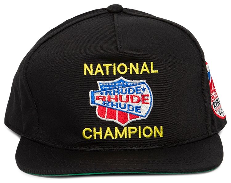 Rhude National Champion Hat Black