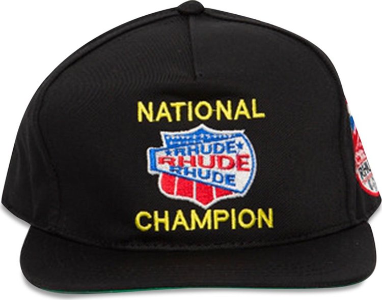 Rhude National Champion Hat 'Black'