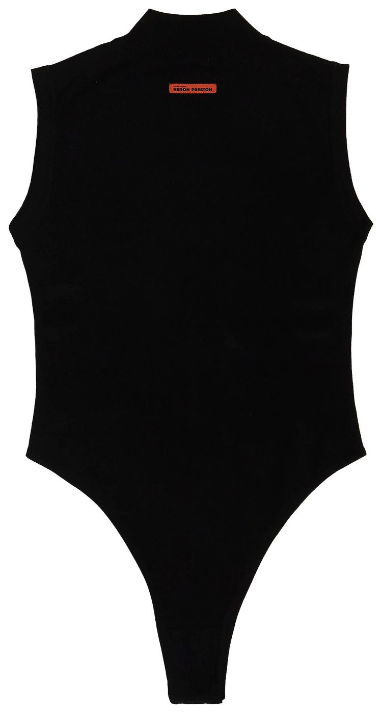 Heron Preston CTNMB High Neck Sleeveless Bodysuit BlackWhite