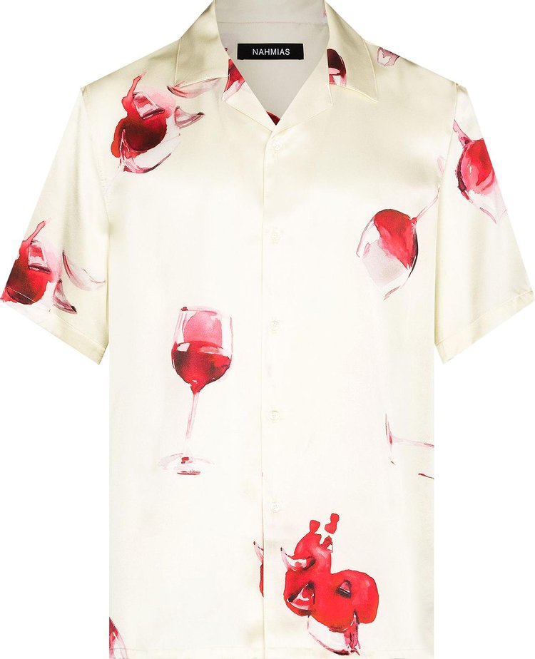 Nahmias Fine Wine Silk Shirt 'Ivory'