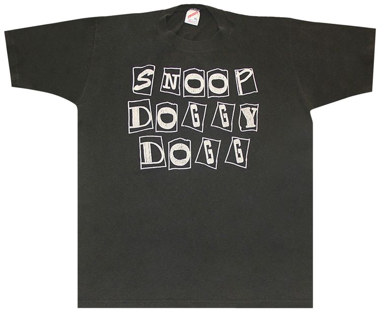 Music Snoop Doggy Dog T Shirt Black