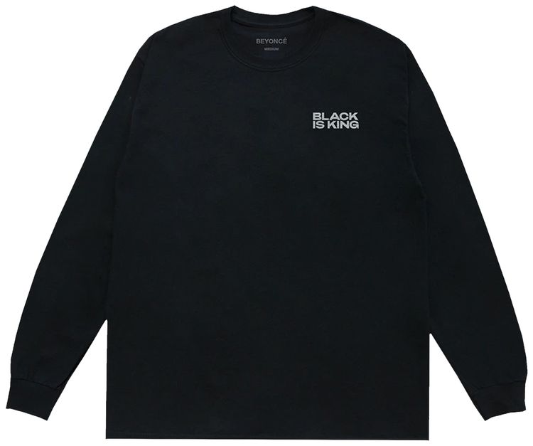 Music Beyonce Black Is King Long Sleeve Tee Black