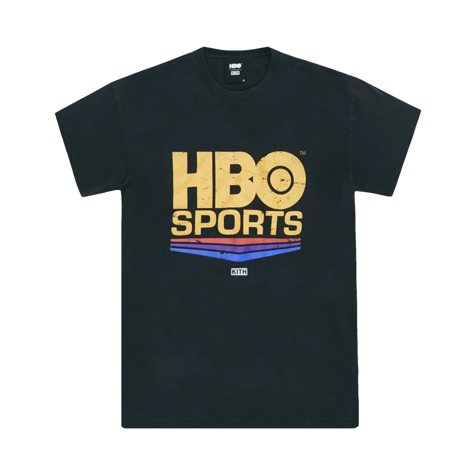 KITH × HBO RAINBOW LOGO V tee Buy Kith For HBO Rainbow Logo Vintage Tee 'Black' - KH2687