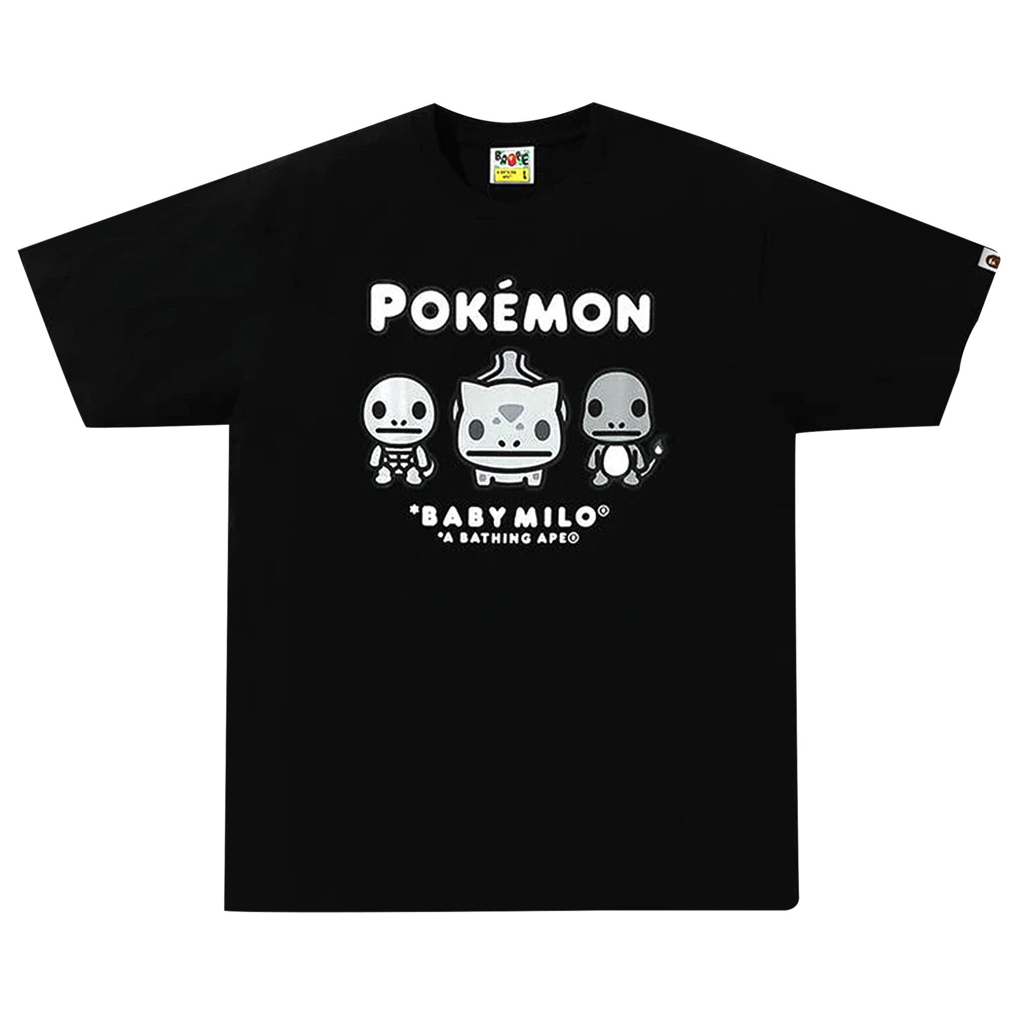 Buy BAPE x Pokémon Monotone Tee #3 'Black' - 2G73 110 920 BLACK | GOAT