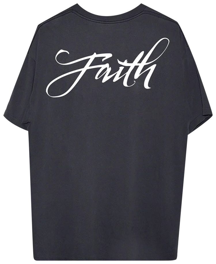 Music Pop Smoke Faith T Shirt Black