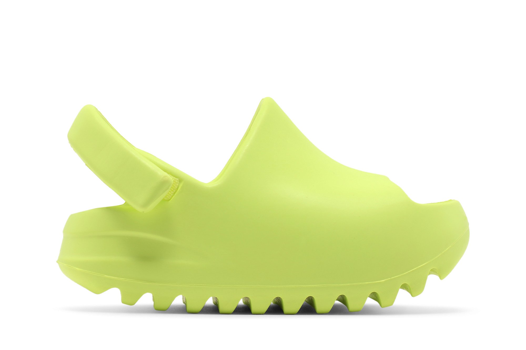 Buy Yeezy Slides Infants 'Glow Green' - GX6140 | GOAT